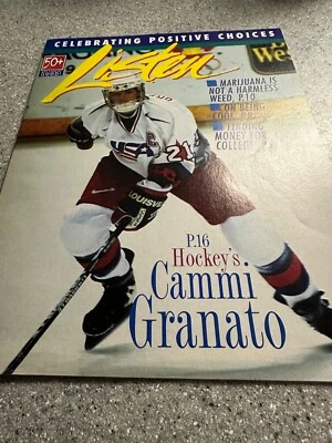 VINTAGE May 1999 LISTEN Magazine w/Cammi Granato HOF Olympic ice hockey player - Image 1 of 2