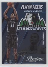 2015-16 Panini Prestige Playmakers Light Blue /99 Andrew Wiggins #2