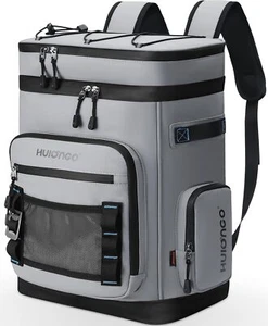 30L 48Cans Large Waterproof Insulated Cooler Backpack Leak Proof For Travel - Picture 1 of 6