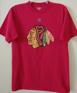 T-shirt Reebok NHL Chicago Blackhawks Toews 19 - taglia M - SPEDIZIONE GRATUITA - Foto 1 di 5