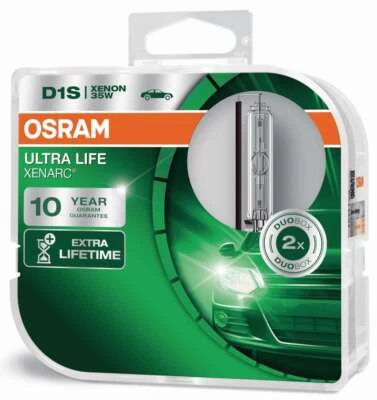 2x Original Osram ULTRA LIFE / Fassung D1s 35W Xenon Lampe Birne Scheinwerfer - Bild 1 von 3