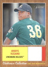 2011 Topps Heritage Minors Clubhouse Collection Relics (you pick)