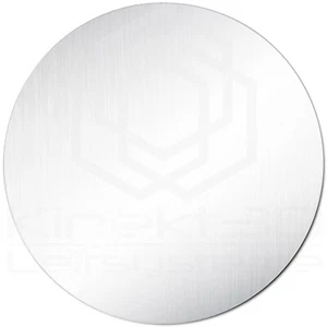 Aluminium Schild "Ihr Text" 10 cm Ø • Sonderanfertigung Freitext - Picture 1 of 4