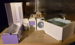 Rainbow High Puppenhaus Badezimmer Badewanne Waschbecken Toilette Whirlpool MGA 2021 - Bild 1 von 6