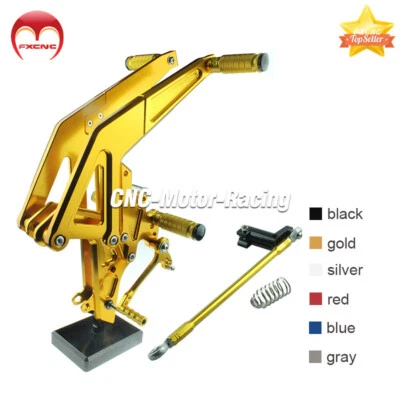 For Kawasaki Ninja 650R ER-6F ER-6N 2012 2013 2014 CNC Rearset Footpegs Rear Set - Image 1 of 4