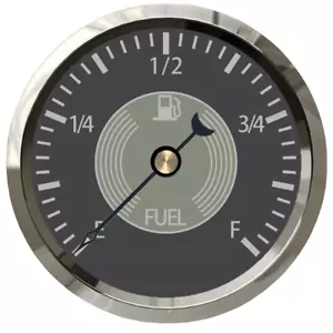 52MM Fuel level gauge 240-33ohm/0-190ohms White&Yellow LED for Boat Car Truck - Picture 1 of 12
