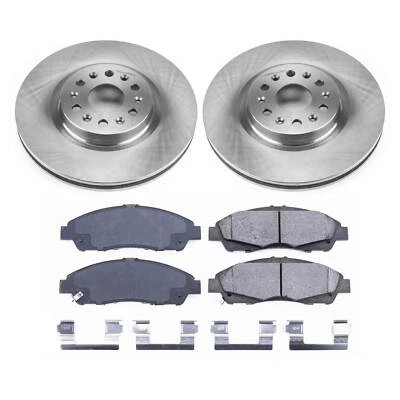 OE Stock Replacement Low-Dust Ceramic Brake Pad and Rotor Kit Front - Fits Buick Foto 1 de 4