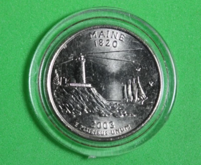 2003 - P Mint - Maine State Quarter P00382 - Image 1 of 2