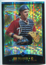 2001 (TWINS)  Bowman Chrome X-Fractors #122 Joe Hamer