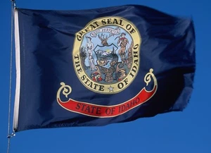 BANDIERA STATO IDAHO nuova qualità superiore taglia 2x3 piedi bandiera resistenza sbiadimento venditore statunitense - Foto 1 di 3
