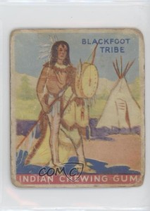 1933 Goudey Indian Gum R73 Series of 48 Chief of the Blackfoot Tribe #24 0l4h