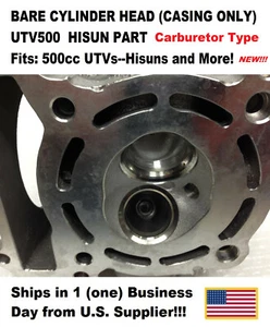 Culata UTV 500, DESNUDA, solo carcasa, tipo carburador, Hisun, MSU, Massimo, banco  - Imagen 1 de 11