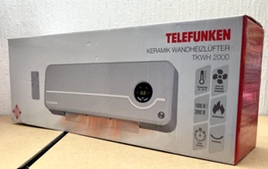 Telefunken Keramik Wandheizlüfter TKWH 2000 | Heizung und Lüfter 18-45°C  2000W - Bild 1 von 7