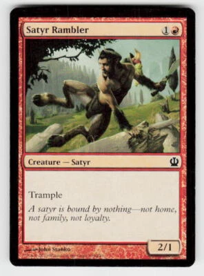 Theros #139 Satyr Rambler - Image 1 of 2