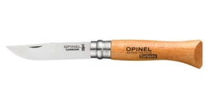 NAVAJA PLEGABLE ORIGINAL OPINEL ACERO AL CARBONO Nº 6 TOTALMENTE NUEVA - Imagen 1 de 3