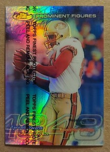 1999 Topps Finest TERRELL OWENS #PF58 Prominent Figures Refractor #/5084 49ers