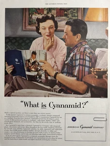 1955 National Cyanamid Company New York Fertilizer Chemical Vintage Print Ad - Picture 1 of 1