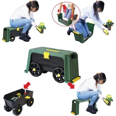 Miracle-Gro Roll N' Kneel Plastic Garden Kneeler SNK005MG Miracle-Gro Roll N' - Image 1 of 4