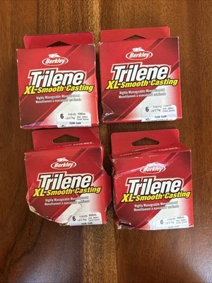 4 Pk Berkley Trilene XL Fishing Line 110 Yards Clear 6lb 110Yard Clear - Image 1 of 4