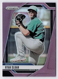 2025 Panini Prizm Ryan Sloan #58 Purple Prizm /149 (RC) SEATTLE MARINERS - Picture 1 of 2