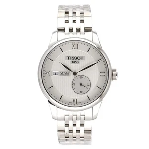 TISSOT WATCH T006428A LE LOCLE SMALL SECOND AUTOMATIC SEE-THROUGH BACK MEN'S F/S - Picture 1 of 7