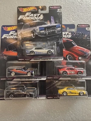 风火轮 2017 Fast Furious 高级快速倒车套装 1-5 全新!  — 第 1/4 张图片