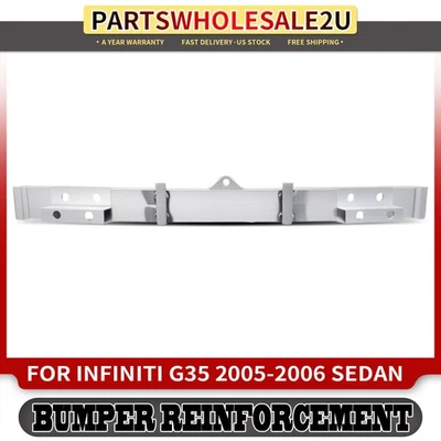 Reforço de para-choque dianteiro de alumínio para INFINITI G35 2005-2006 Sedan 62030-AC700 - Imagem 1 de 4