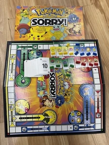 Pokemon Sorry! 2000 Vintage Family Board Game Hasbro Parker Brothers COMPLETE - Picture 1 of 3