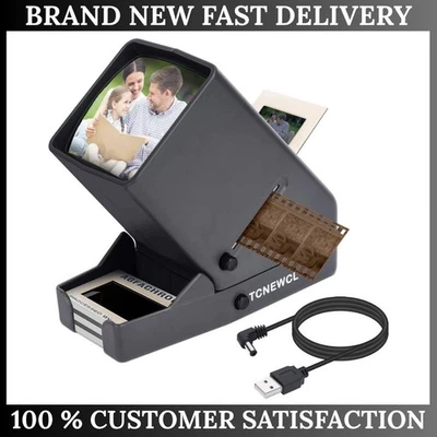 35Mm Slide and Film Viewer, Negative Scanner, Desk Top LED Lighted Illuminated - Image 1 of 4