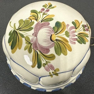 ABC Bassano Pottery Mold Italy Floral Hand Painted - Picture 1 of 6