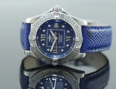 Breitling Cockpit Galactic Lady Quarz Uhr 32mm A71356 mit Diamanten - Bild 1 von 4