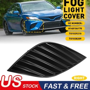 Right Front Bumper Fog Light Cover Bezel For SE Toyota Camry XSE 2018 2019 2020 - Picture 1 of 9