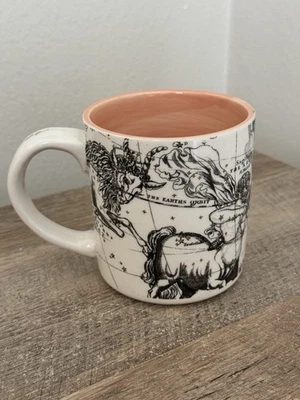 Anthropologie Стрелец кофейная кружка соли и земли чашка зодиака гороскоп - Изображение 1 из 4