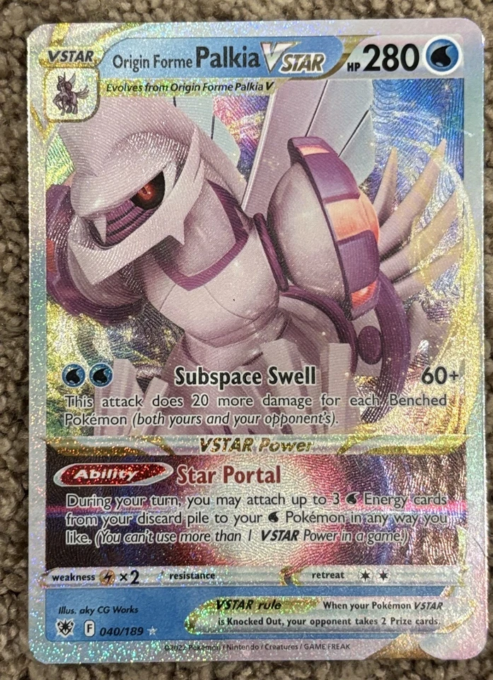 Origin Forme Palkia VSTAR 040/189 Swsh10: Astral Radiance Holo - Image 1 of 1