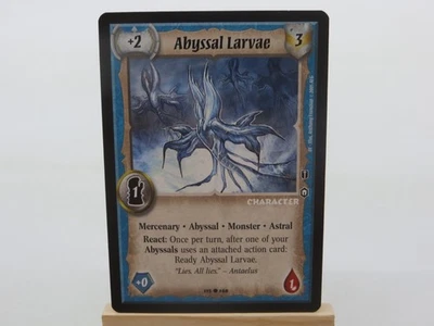 WARLORD Saga of the Storm CCG Monster Character Card ABYSSAL LARVAE 115/168 #998 - Image 1 of 2