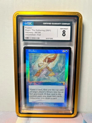 **MTG PREDICT Odyssey FOIL Graded CGC 8 NM/Mint MTG!** - Image 1 of 2