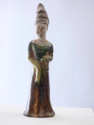 Antigua estatuilla funeraria asiática mística poderosa misteriosa circa200 a.C. Foto 1 de 4