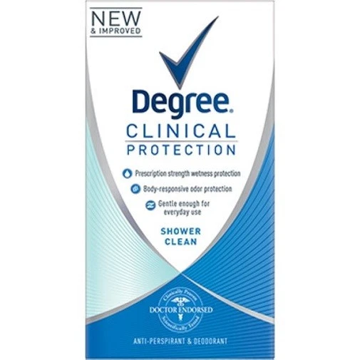 Degree Clinical Protection Shower Clean Antiperspirant/Deodorant - Image 1 of 1
