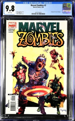 Marvel Zombies #2 (2006) CGC 9.8 NM/MT 1st Print Suydam Avengers #4 Homage Cover - Image 1 of 2