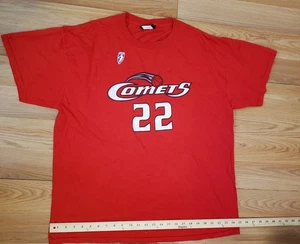 Vintage WNBA Houston Comets Sheryl Swoopes #22 T-Shirt Red 90s Rare OG Logo... - Picture 1 of 5