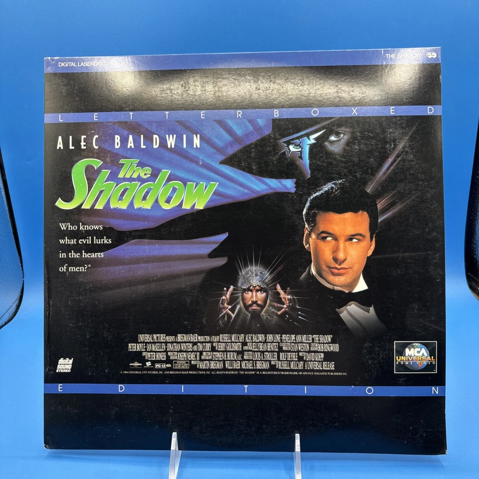 Laserdisc The Shadow Алек Болдуин письмо в коробке - Изображение 1 из 2