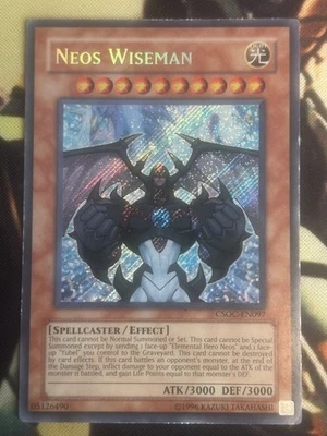 Yugioh: Neos Wiseman - CSOC-EN097 - Secret Rare - Unlimited - MP - Image 1 of 4