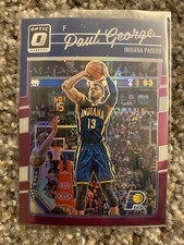 2016-17 Donruss 1st year Optic Paul George Purple Pacers Holo Refractor SP