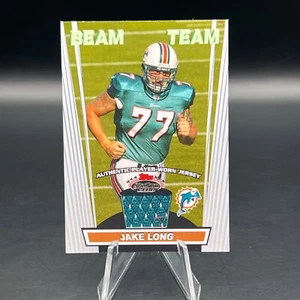 2008 Topps Stadium Club - Beam Team Relics Jake Long #BTR-JL (MEM, RC) - Picture 1 of 2