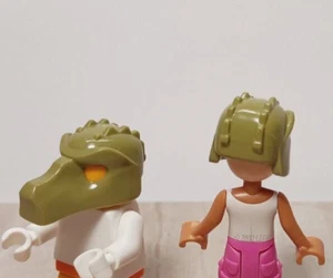 New LEGO Crocodile Alligator Mask Solid Color Olive Dress up Forrest Gator - Picture 1 of 1