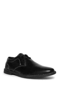 Scarpe eleganti uomo Steve Madden derby in pelle con punto a contrasto nere taglia 10,5 - Foto 1 di 7