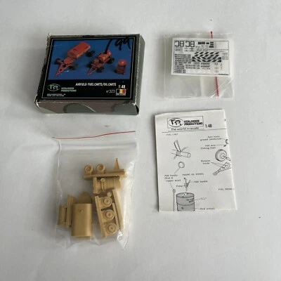 Verlinden Productions (1999) 1:48 Scale Airfield Fuel Carts/Oil Carts - Image 1 of 4