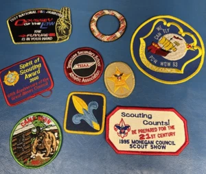 Lot of 9 Vintage Old Boy Scout Patches - Picture 1 of 10