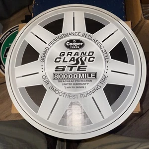 Rare Cooper Tires Tire Paper Insert Advertising Sign NEW OLD STOCK 4/93 - Picture 1 of 3