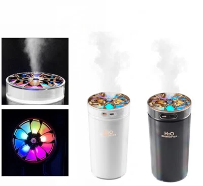 Umidificatore Diffusore Aromi 300ML 5 LED RGB 2 Modalità Vapore Per Auto Interni - Immagine 1 di 4